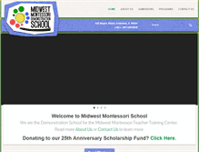 Tablet Screenshot of midwestmontessori.com